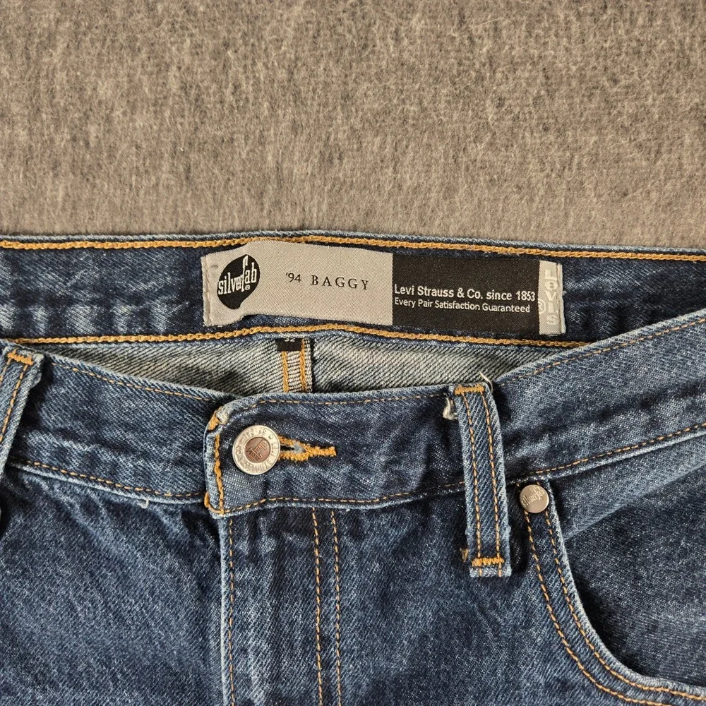 Levi's SilverTab '94 Baggy Jeans Mens 32x29 Blue Denim Loose Fit Skate Retro
